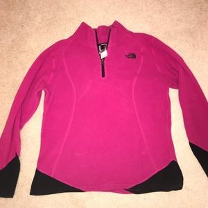 The North Face Pink Fleece Half-Zip